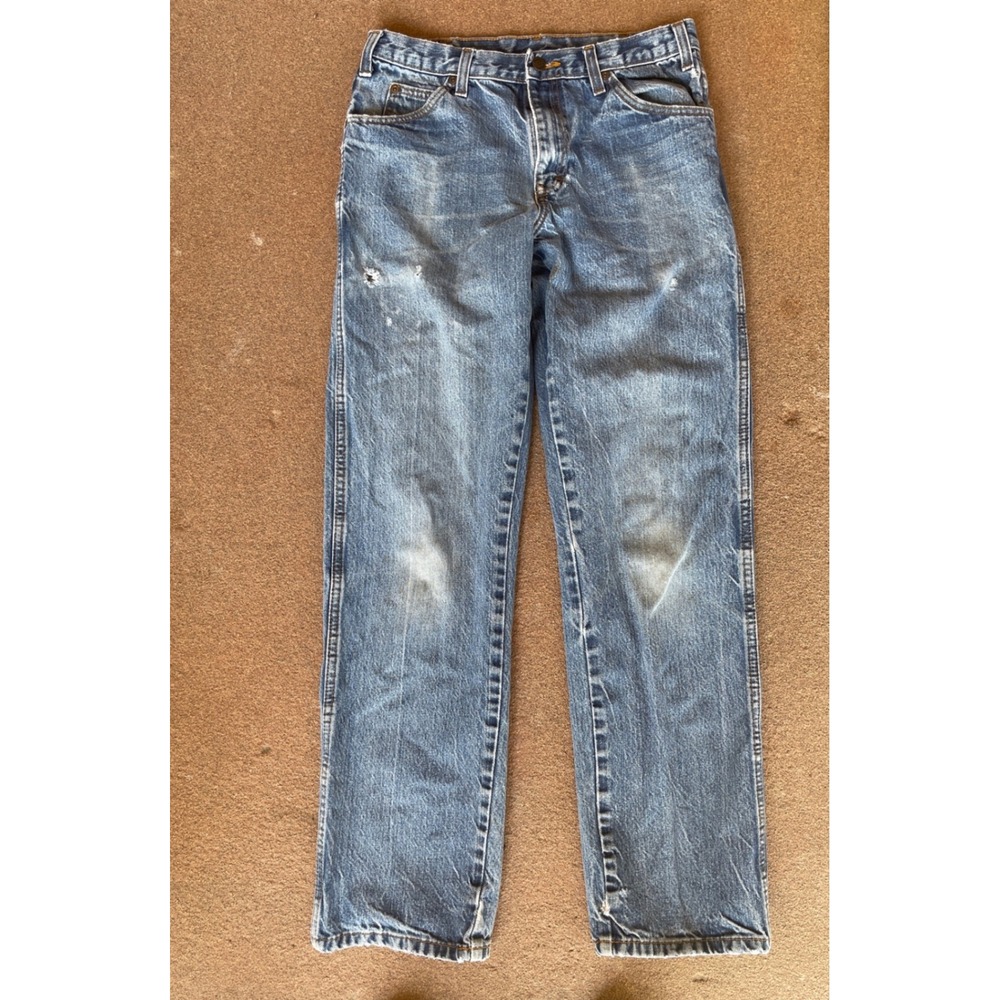 Dickies thrashed men's Regular Fit Straight Leg Denim 32x34 grunge skater